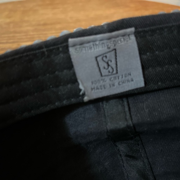 Full Bling! Silver Rhinestone Studded Baseball Cap - Adult OSFM - Picture 7 of 9